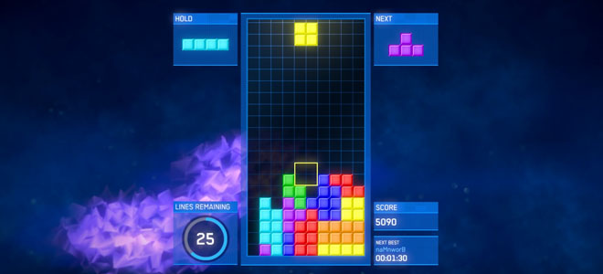 Tetris kauniilla grafiikoilla
