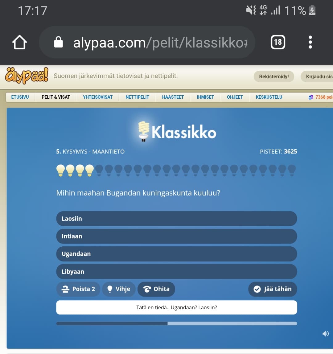 Älypää peli on yksi Suomen suosituimmista peleistä